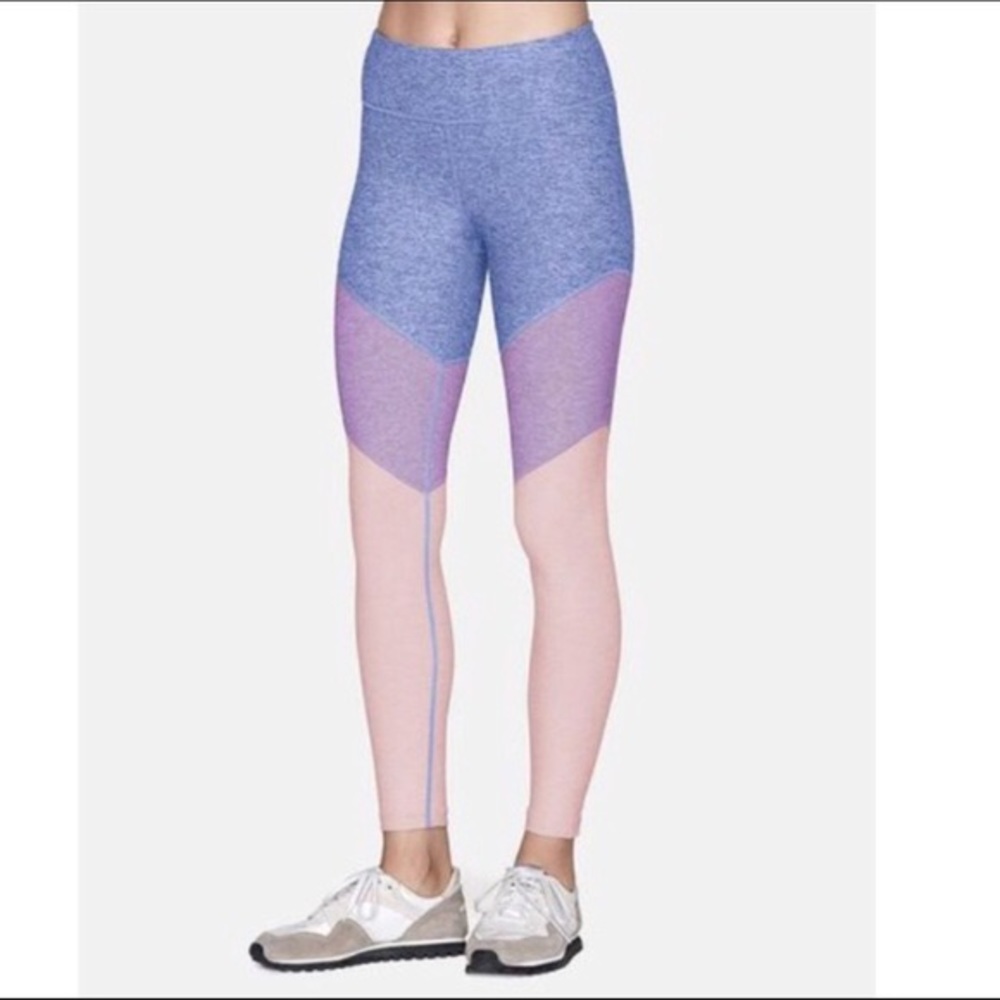 Outdoor voices multicolored high waisted leggings